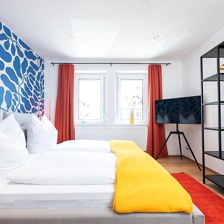 Bunter Hund Apartments - Zentrales Apartment, Parkplatz, Wintergarten, Kinderzimmer Ротенбург-на-Таубері Екстер'єр фото